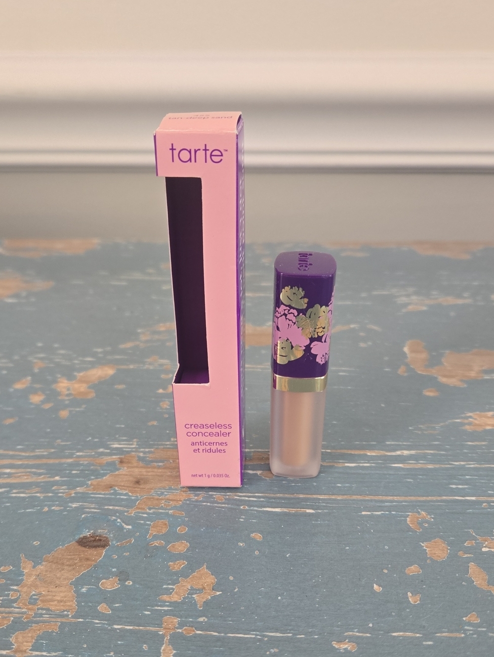 tarte Creaseless Concealer 455 Tan-Deep Sand (New In Box)